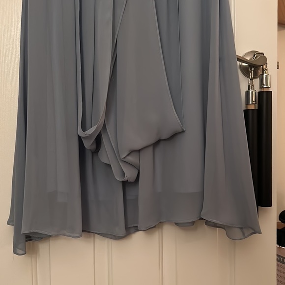 Birds Grey Grace Convertible Dress - Dusty Blue - Picture 6 of 11